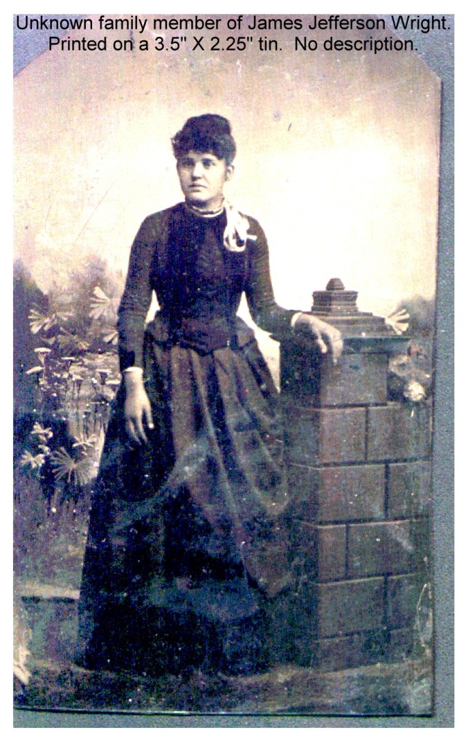 Unknown Tin #4 Woman Standing